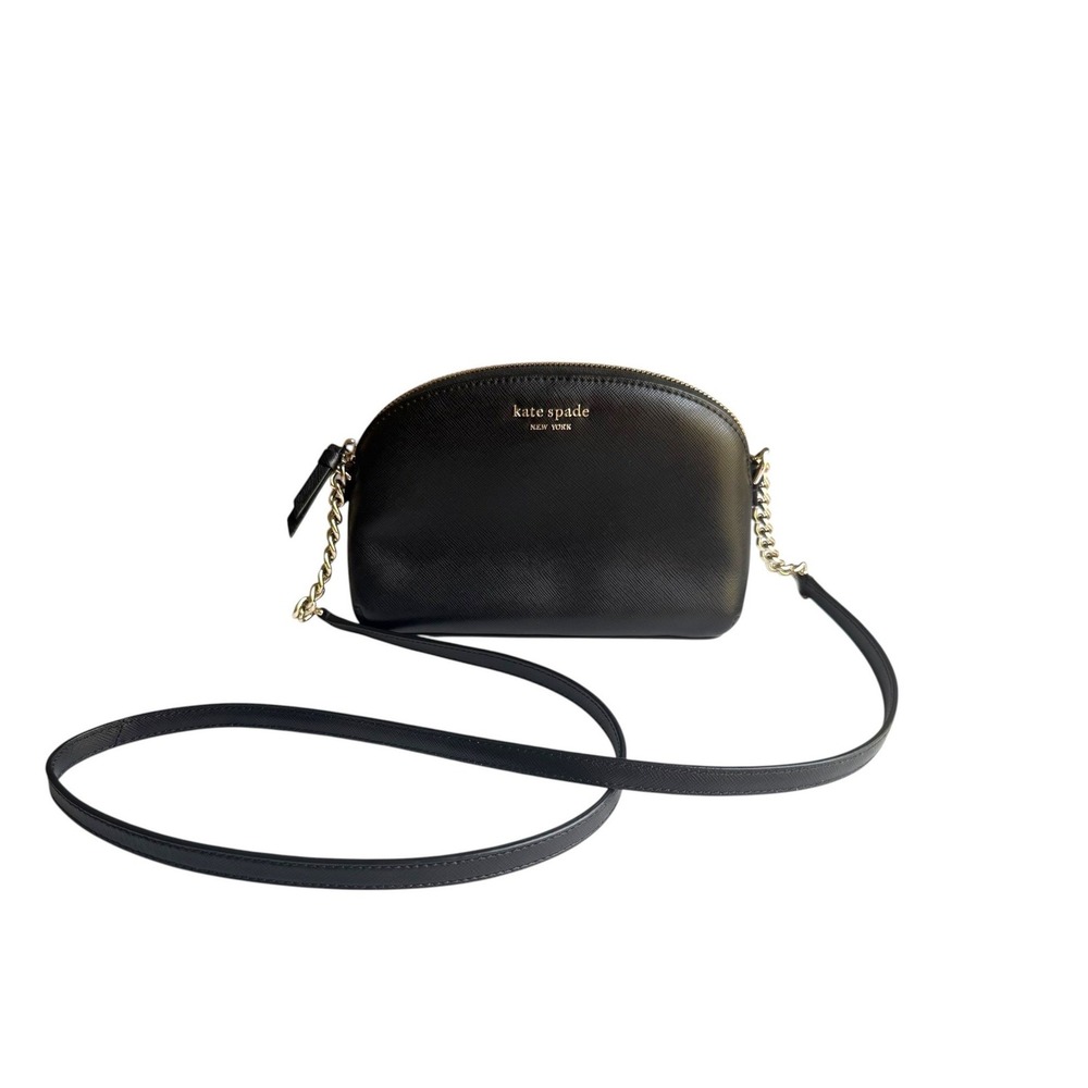 Kate Spade New York Black Cameron Street Hilli Leather Crossbody Bag
